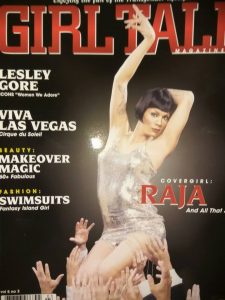 Raja cover of Girl Talk Magazine 