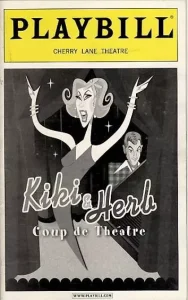 Kiki & Herb Coup de Theatree playbill image 