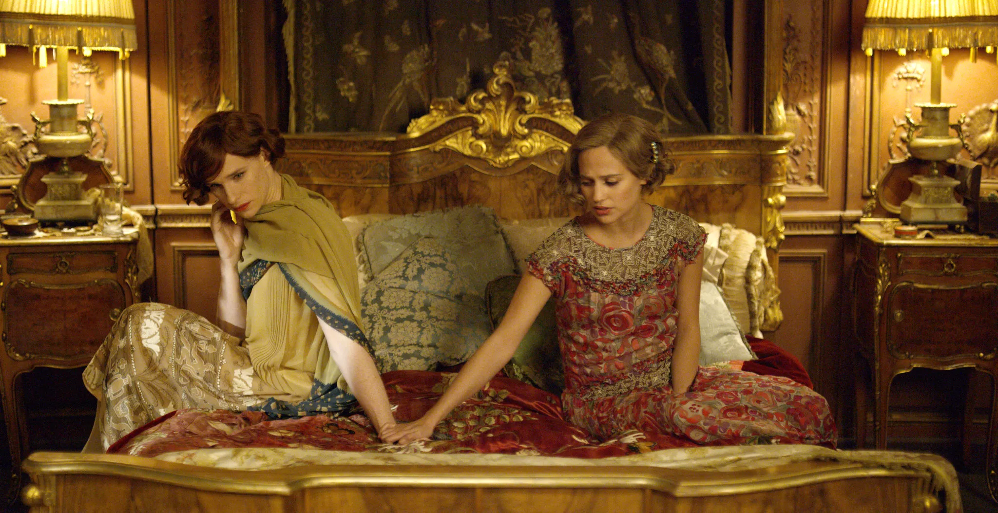 A scene from the moview The Danish Girl, with Eddie Redmayne and Alicia Vikander