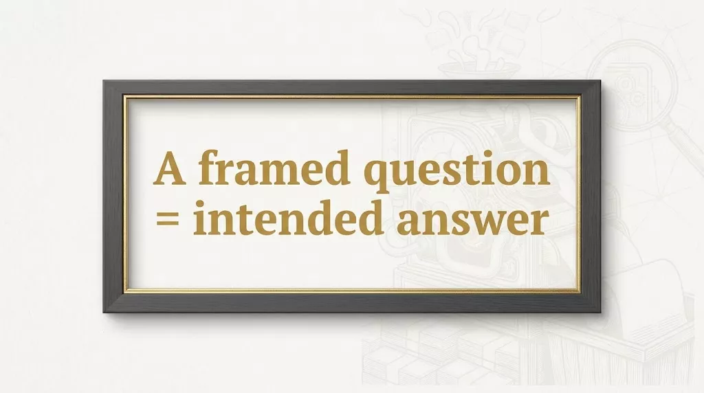 Ask a Crooked Question, Get the Answer You Paid For